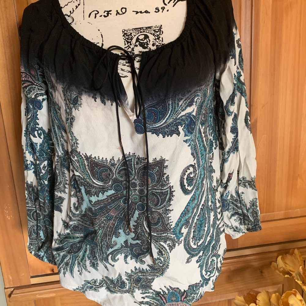 Paisley Flowers of Romance top